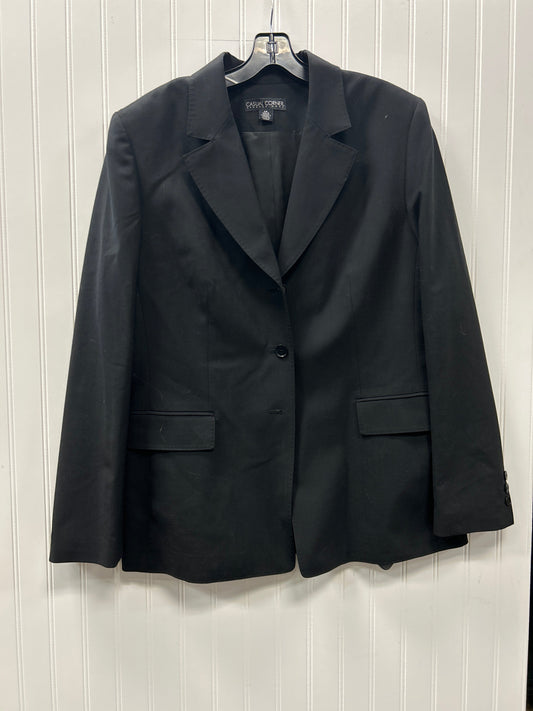 Blazer By Casual Corner In Black, Size:14