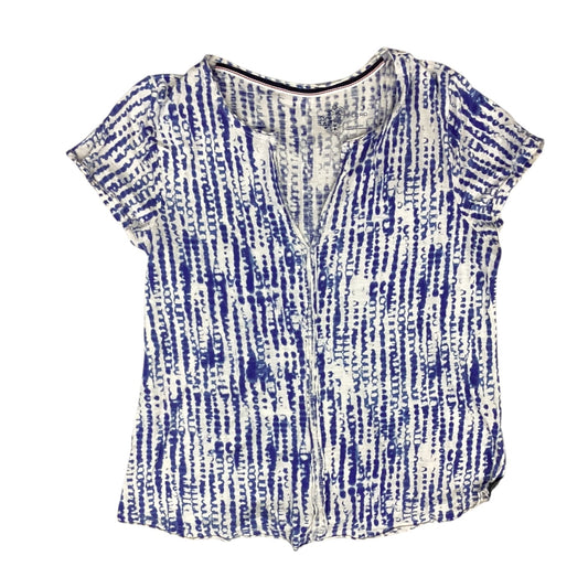 Top Ss By Pilcro In Tie Dye Print, Size:L