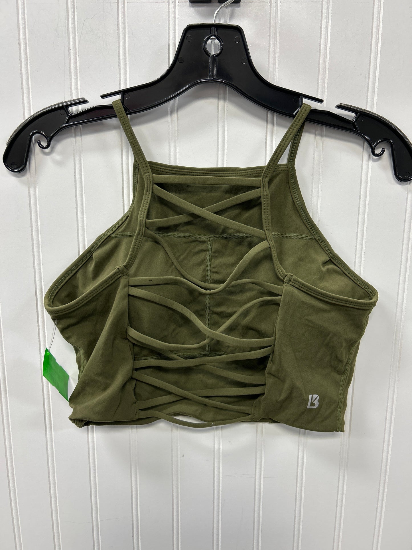Athletic Tank Top By Buffbunny In Green, Size:M