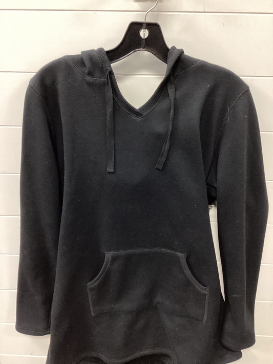 Sweatshirt Hoodie By Tahari In Black, Size:Xl