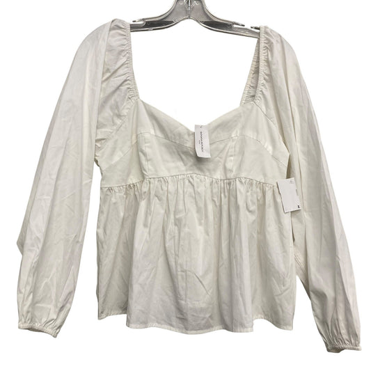 Top Ls By Banana Republic In Cream, Size:S