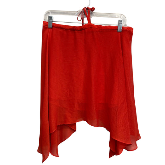 Top Sleeveless Designer By Alice + Olivia In Red, Size:S