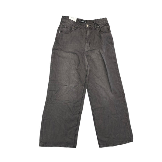 Jeans Wide Leg By Oat In Black Denim, Size:10