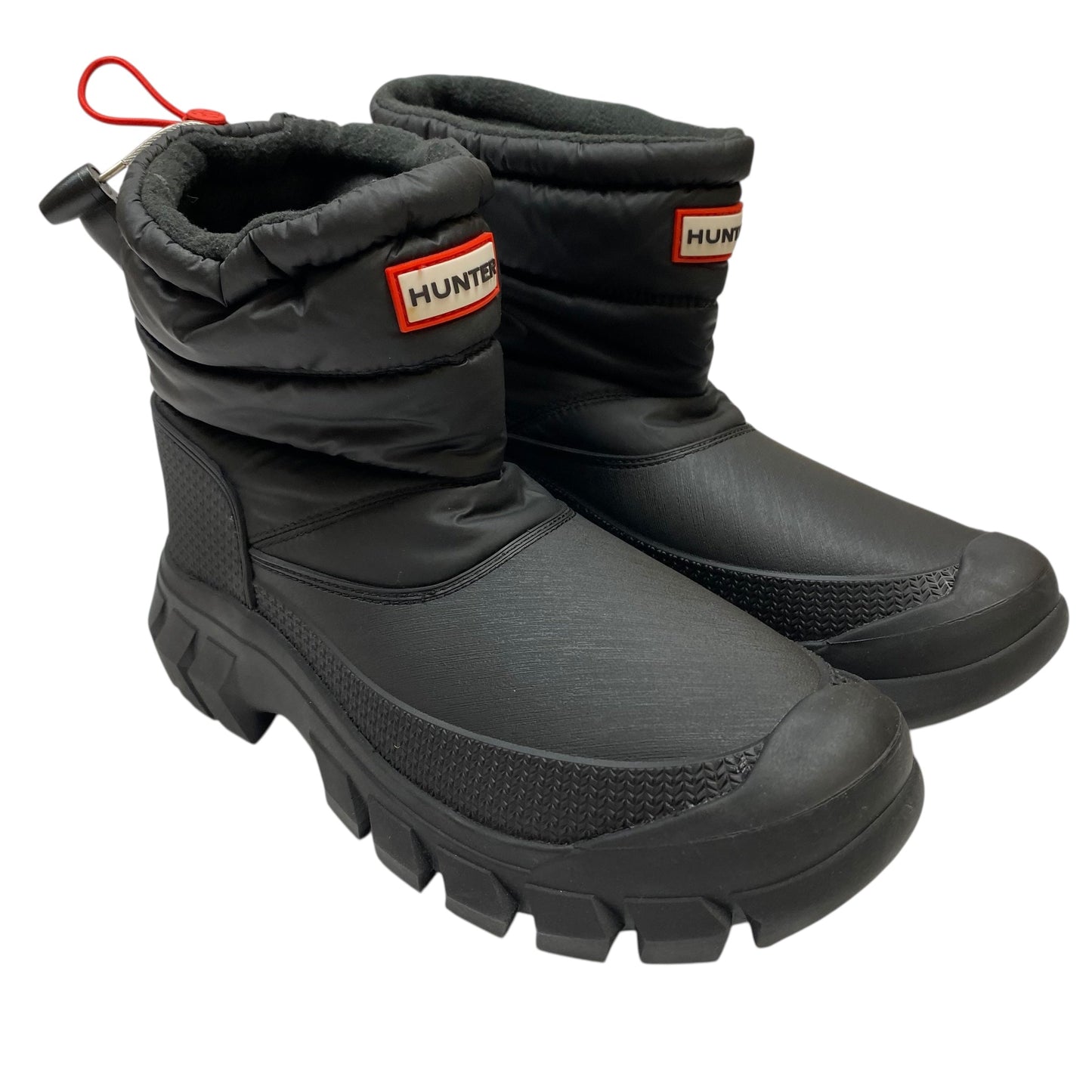 Boots Designer By Hunter In Black, Size:9