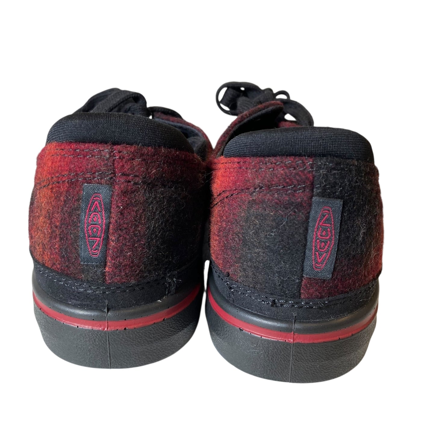 Shoes Sneakers By Keen In Plaid Pattern, Size:8