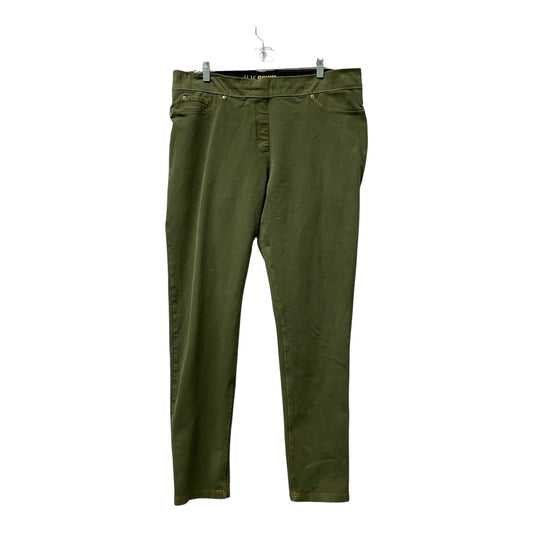 Jeans Skinny By Luxe In Green, Size:18