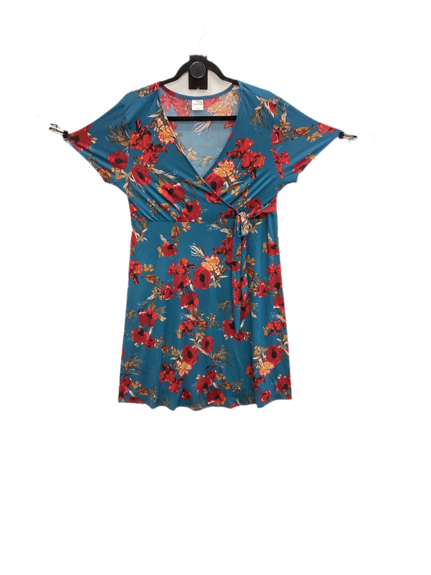 Dress Casual Midi By Kaleigh In Floral Print, Size:Xl