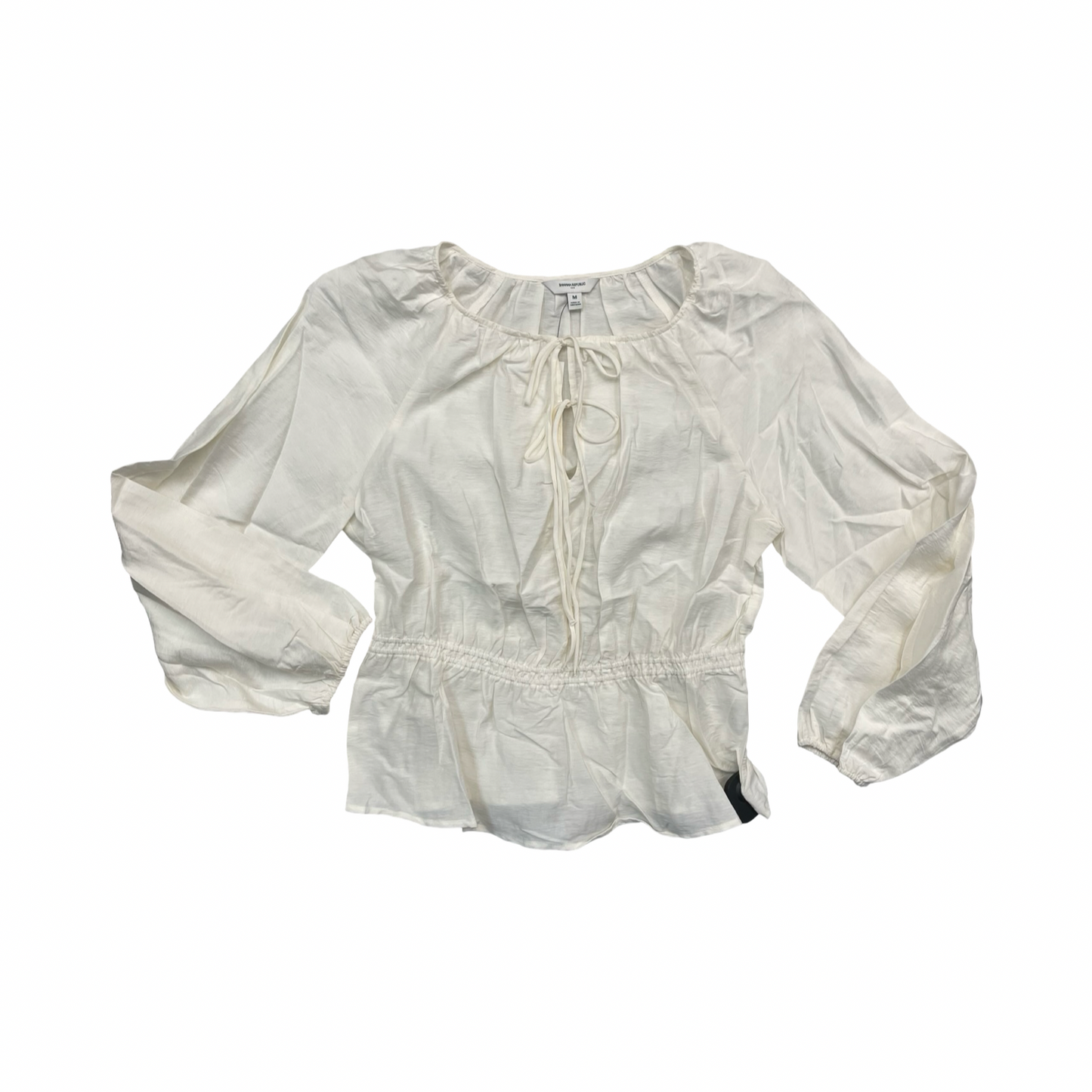 Top Ls By Banana Republic In Ivory, Size:M