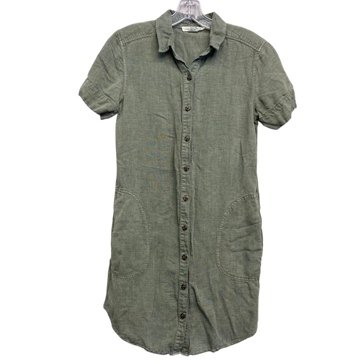 Dress Casual Short By Lucky Brand In Green, Size:Xs