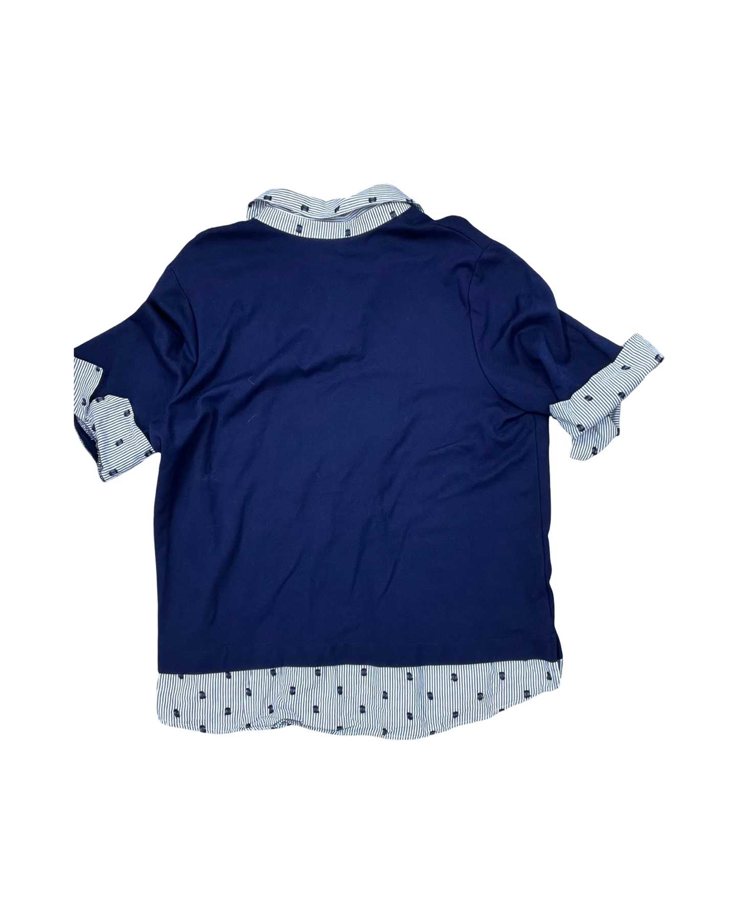 Top Ss By Jones New York In Blue & White, Size:Xl