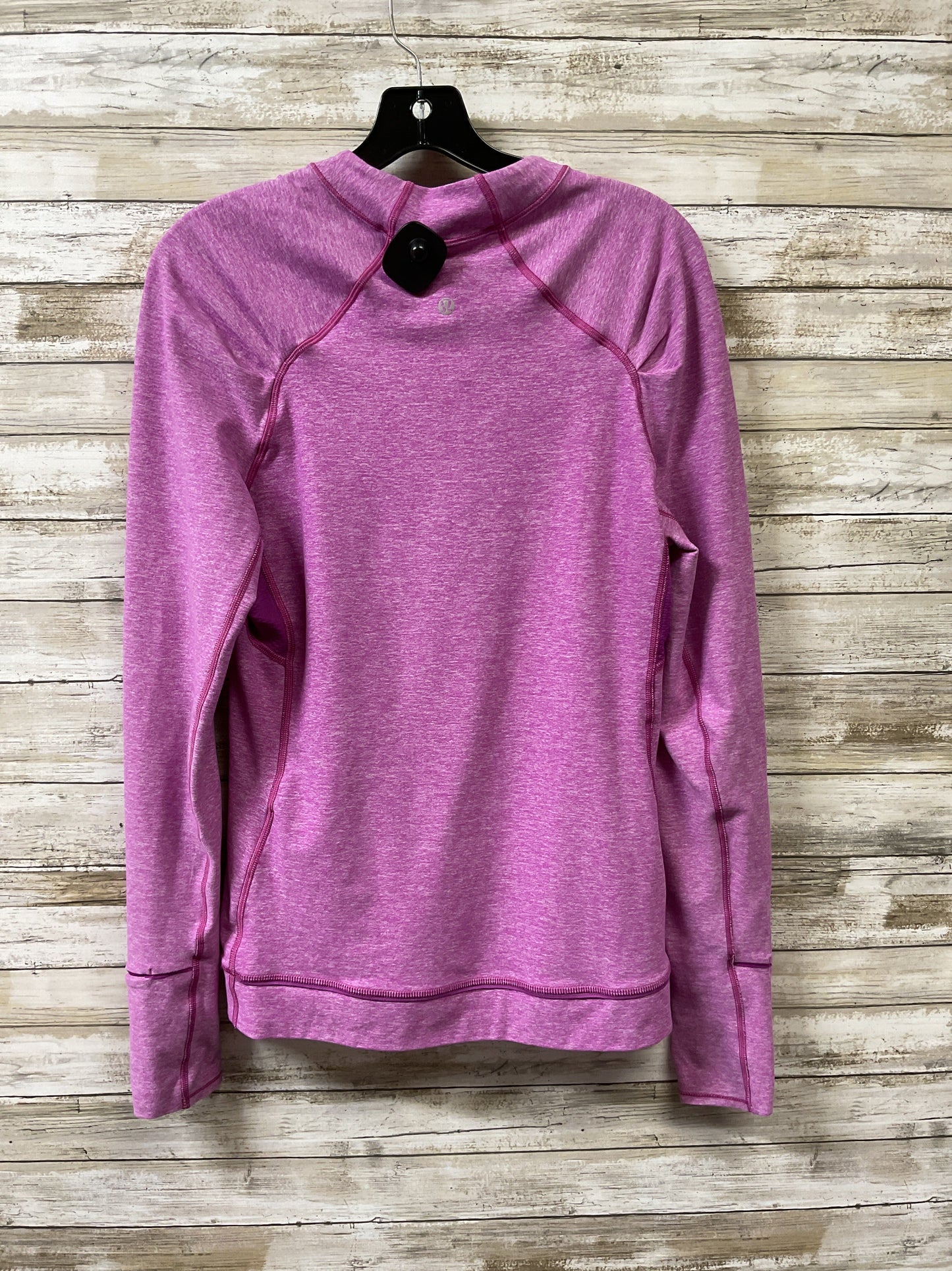 Athletic Top Ls Crewneck By Lululemon In Purple, Size:10
