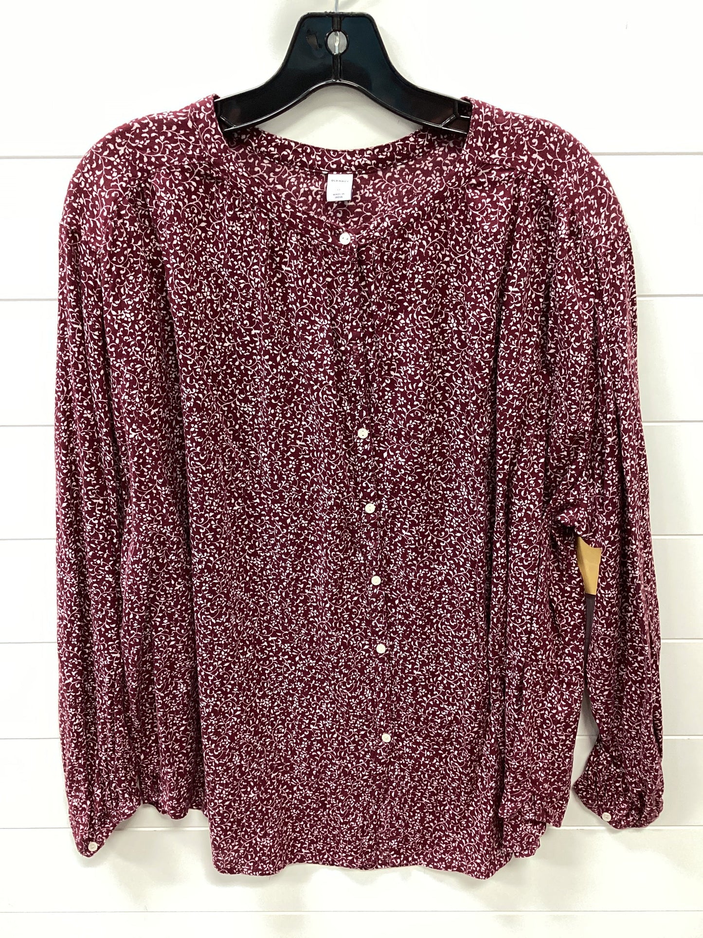 Top Ls By Old Navy In Red, Size:Xl