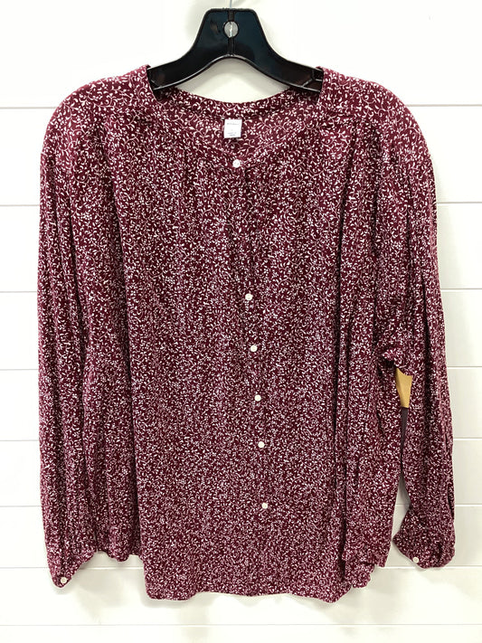 Top Ls By Old Navy In Red, Size:Xl