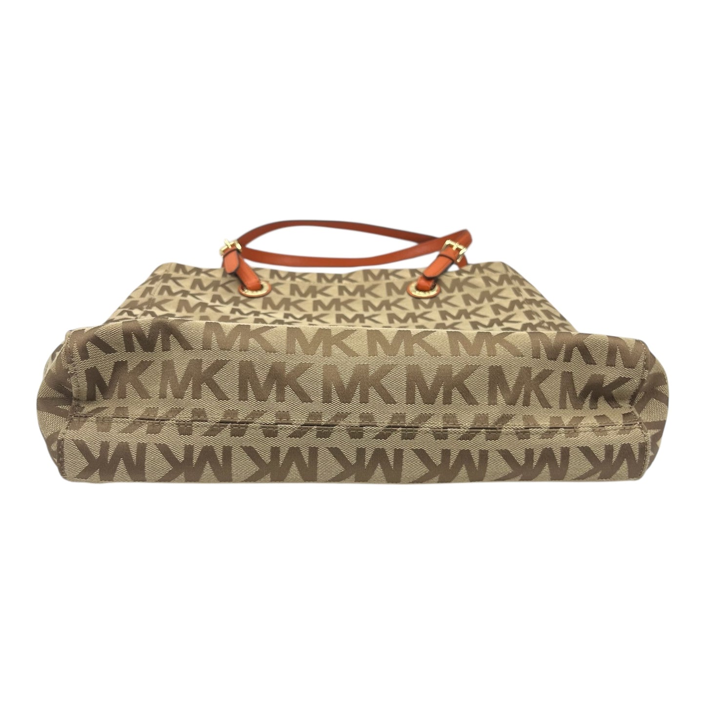 Tote Designer By Michael Kors In Tan, Size:Medium