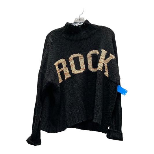 Sweater By Elan In Black, Size:M