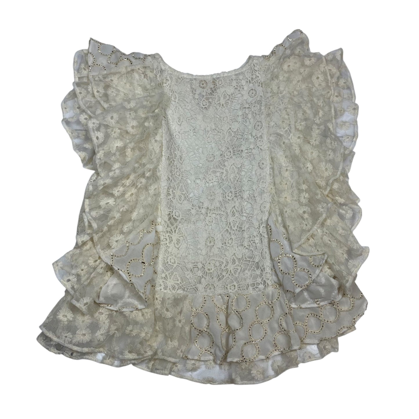 Top Sleeveless By Verb In Cream, Size:M