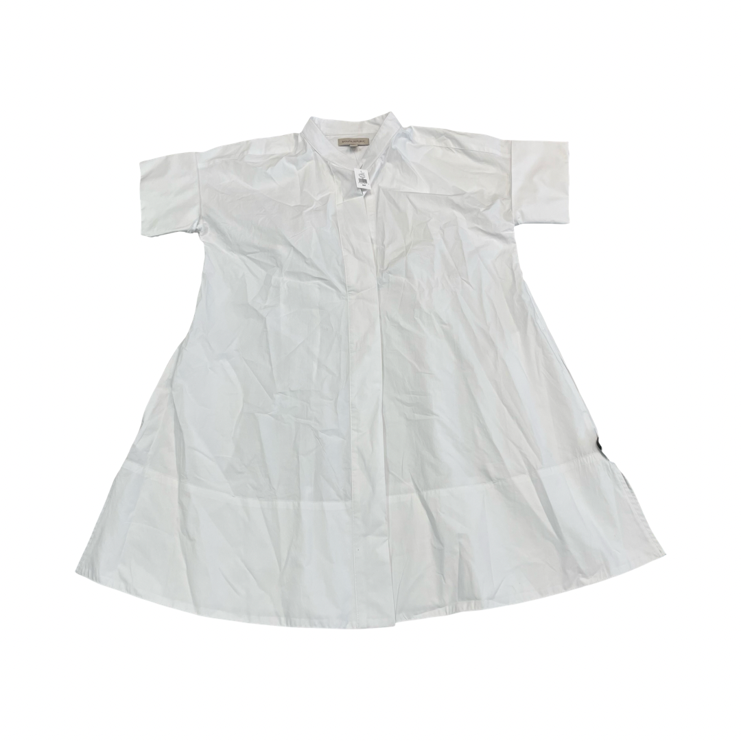 Dress Casual Short By Banana Republic In White, Size:Xs