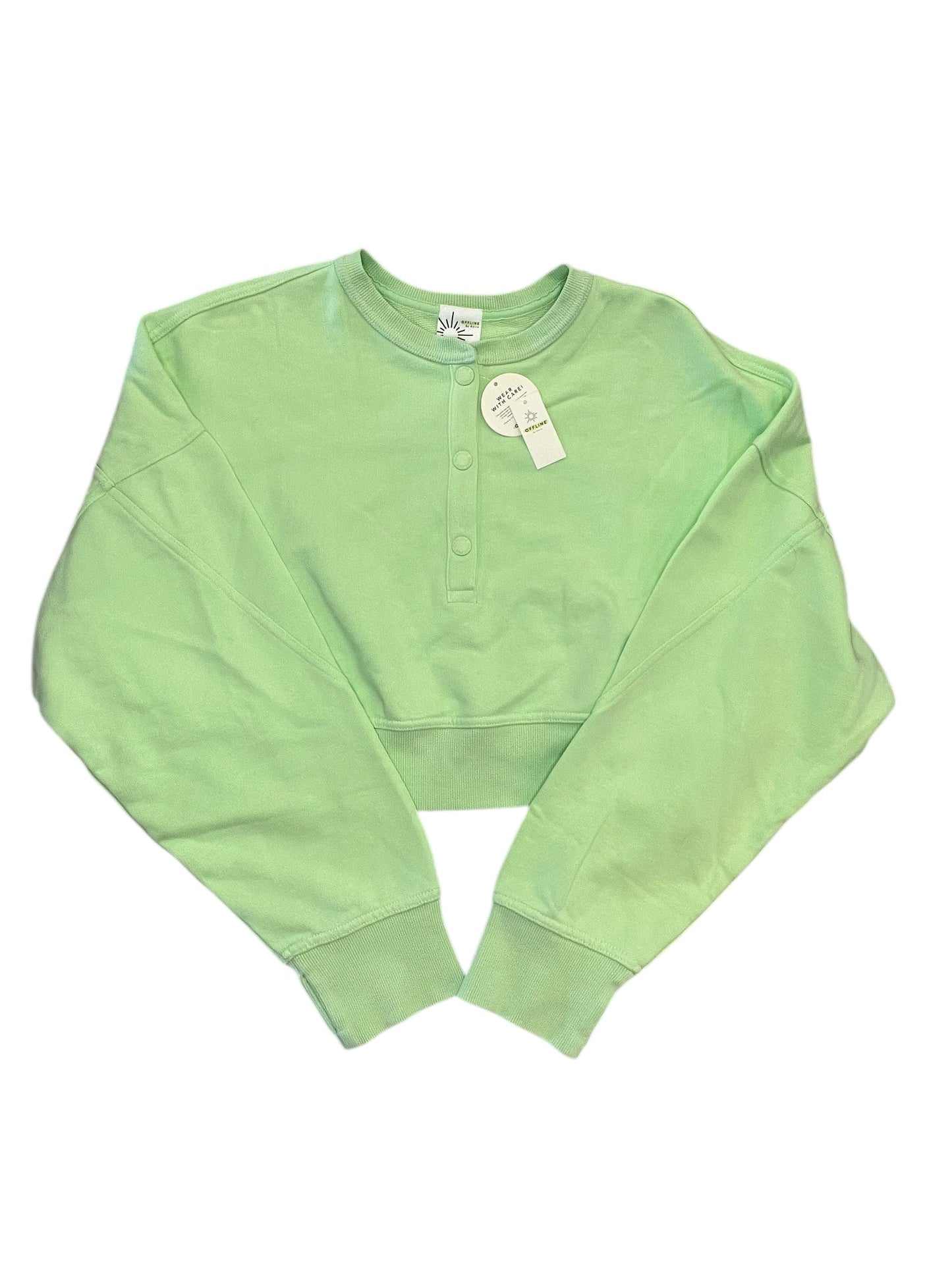 Top Ls By Aerie In Green, Size:M