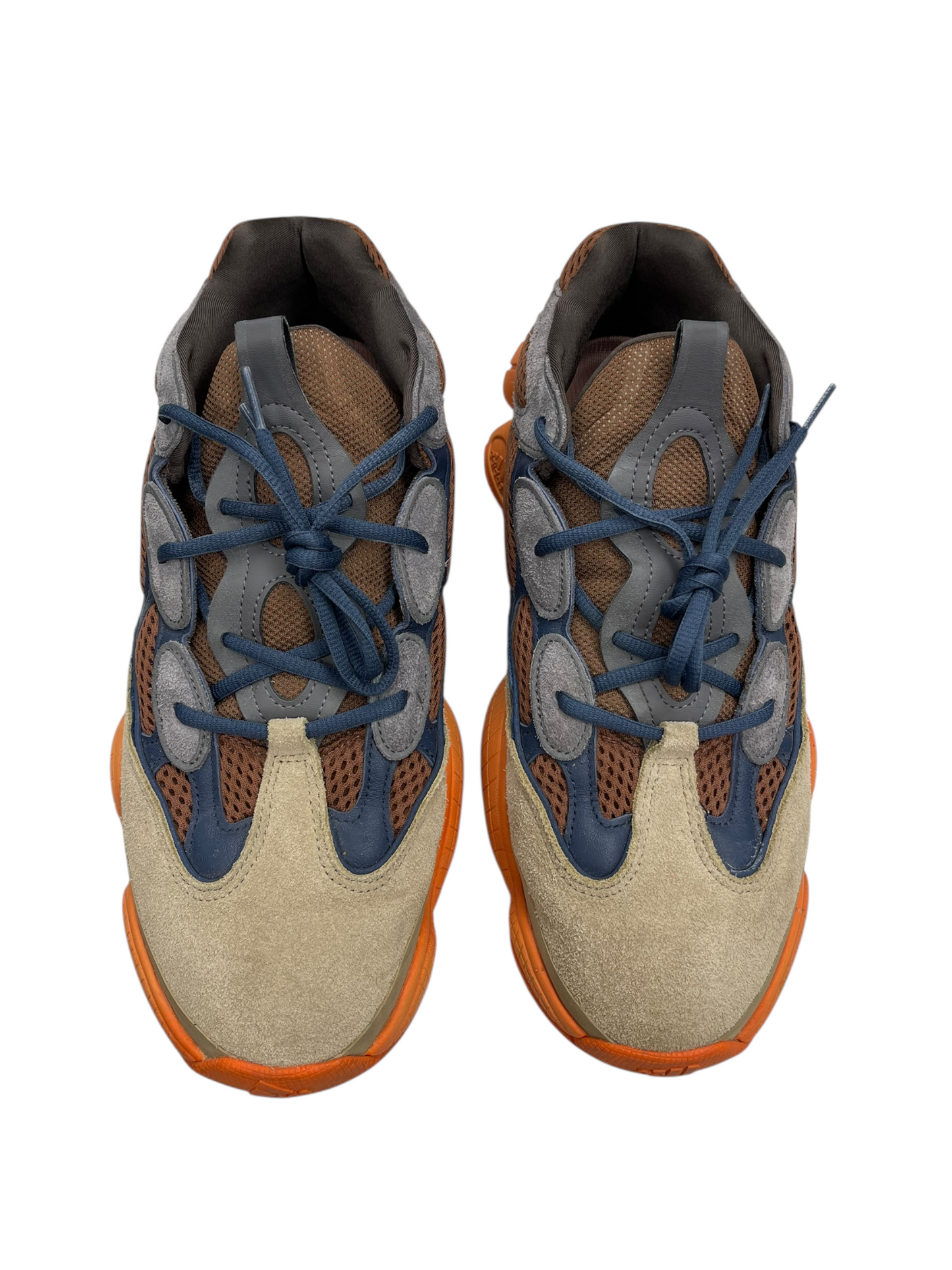 SHOES LUXURY DESIGNER by YEEZY In BLUE & ORANGE, Size: 12.5 MENS