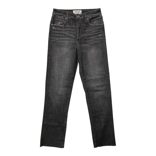Jeans Straight By Evereve In Black Denim, Size:2