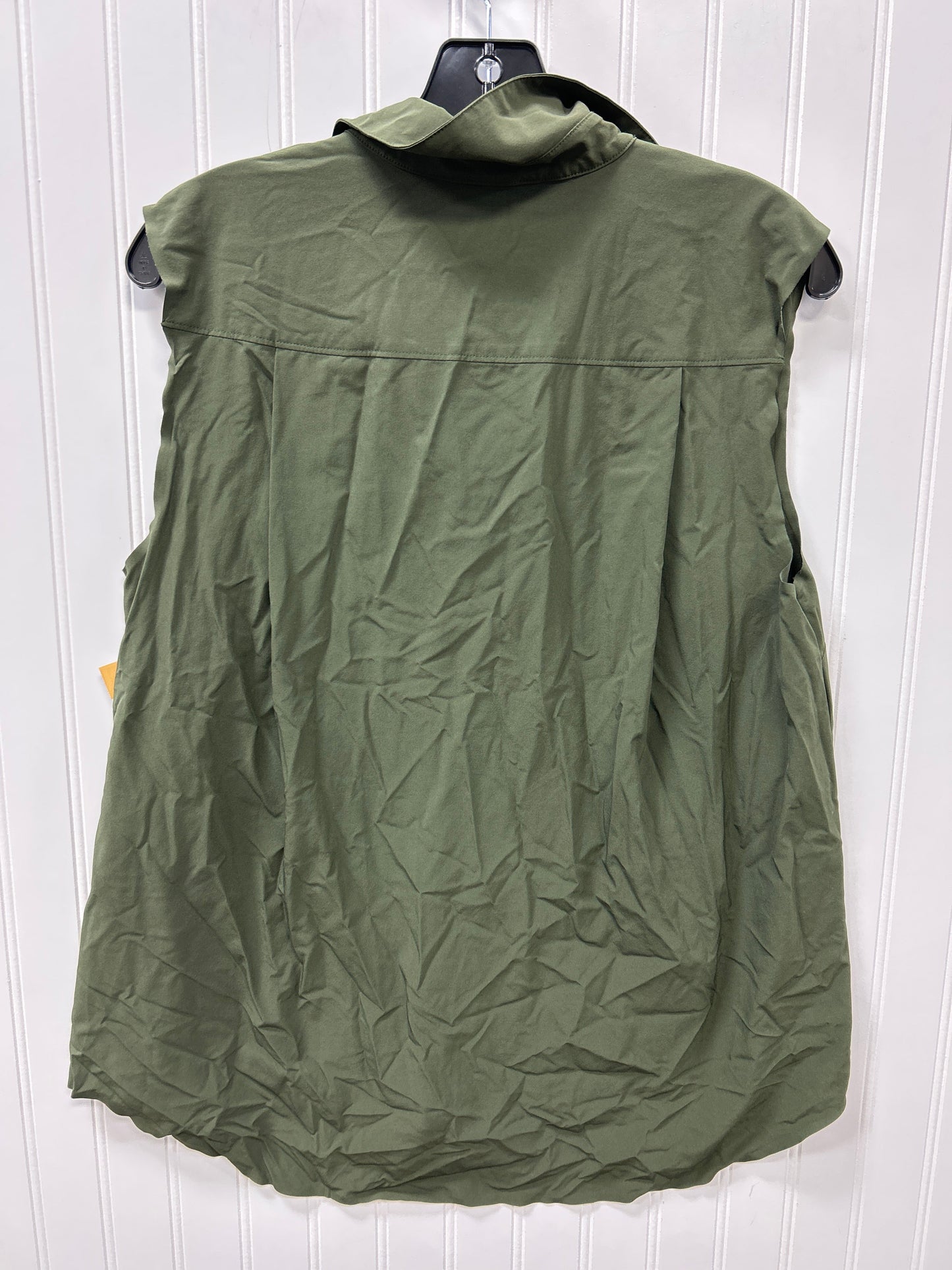 Top Sleeveless By Athleta In Green, Size:M