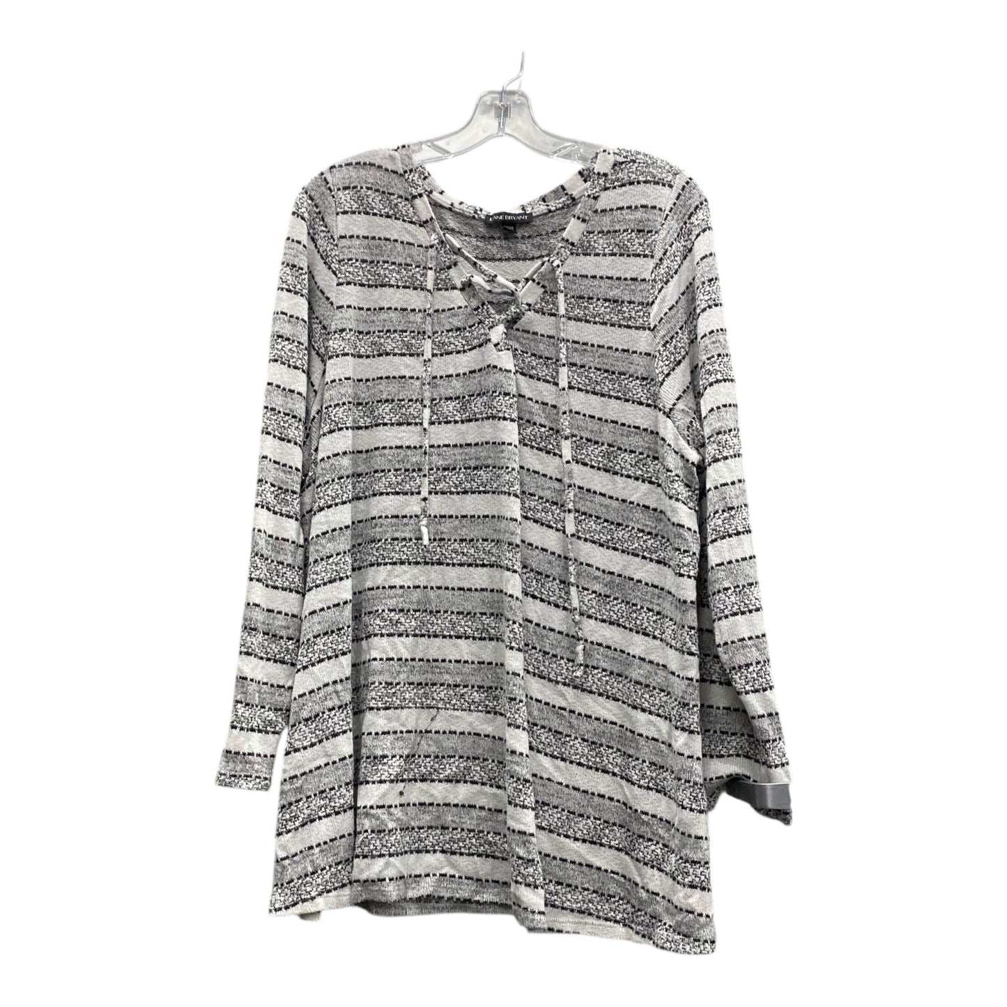 Top Ls By Lane Bryant In Black & White, Size:3X