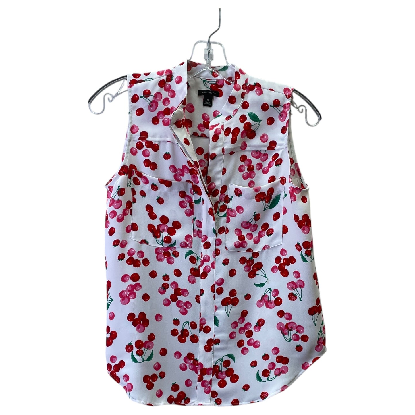 TOP SLEEVELESS by ANN TAYLOR In WHITE, Size: XS