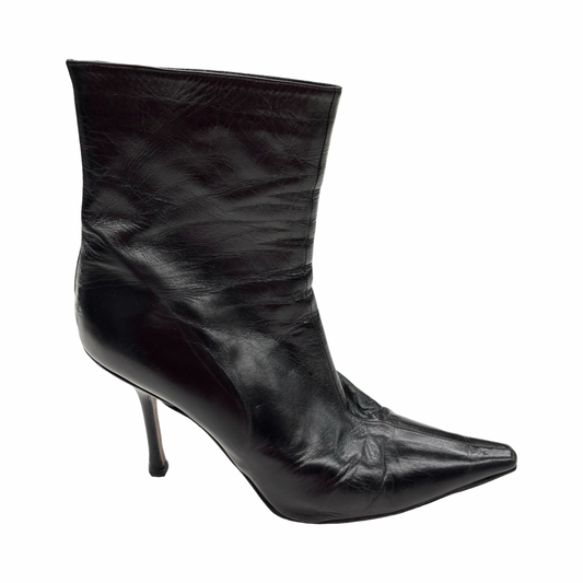 Boots Luxury Designer By Jimmy Choo In Black, Size:9.5