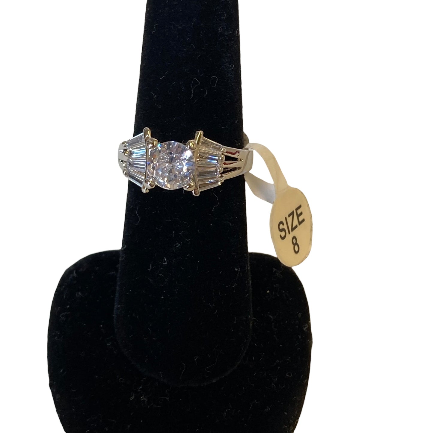 Ring Statement In Silver, Size:8