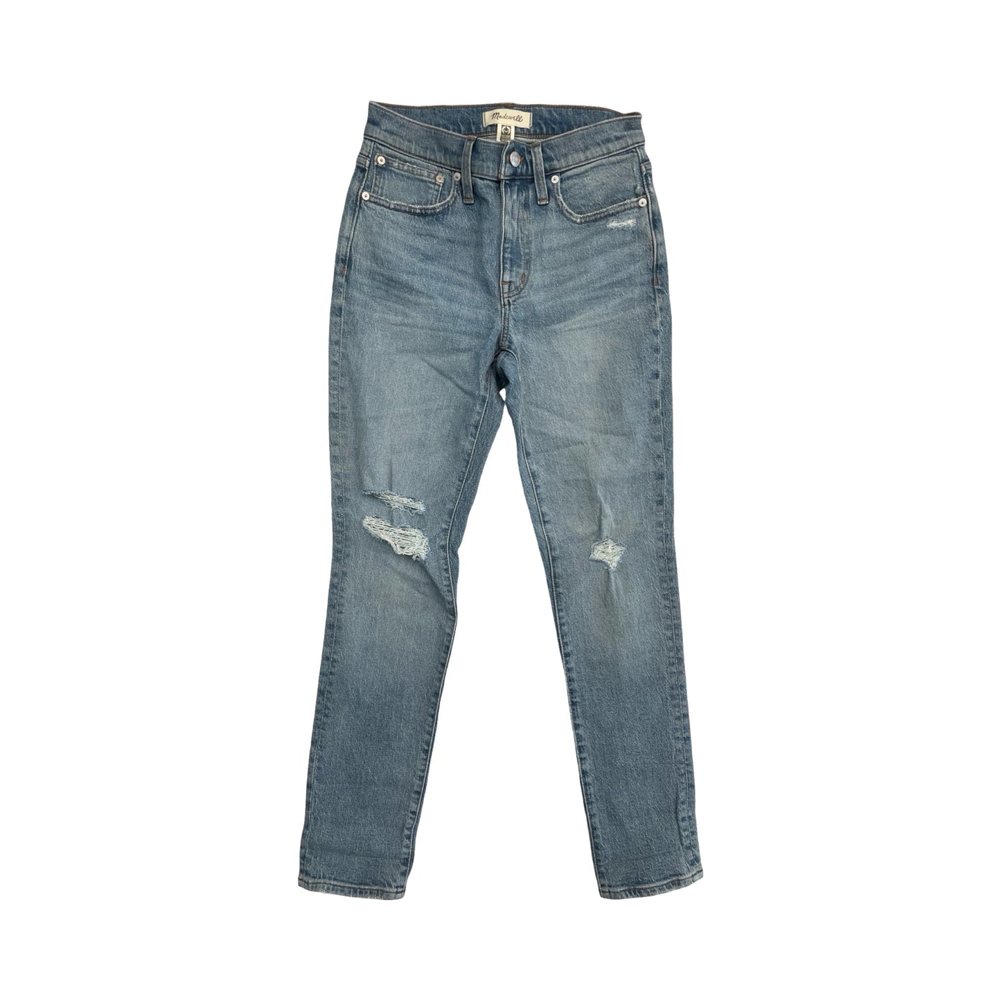 Jeans Straight By Madewell In Blue Denim, Size:0P