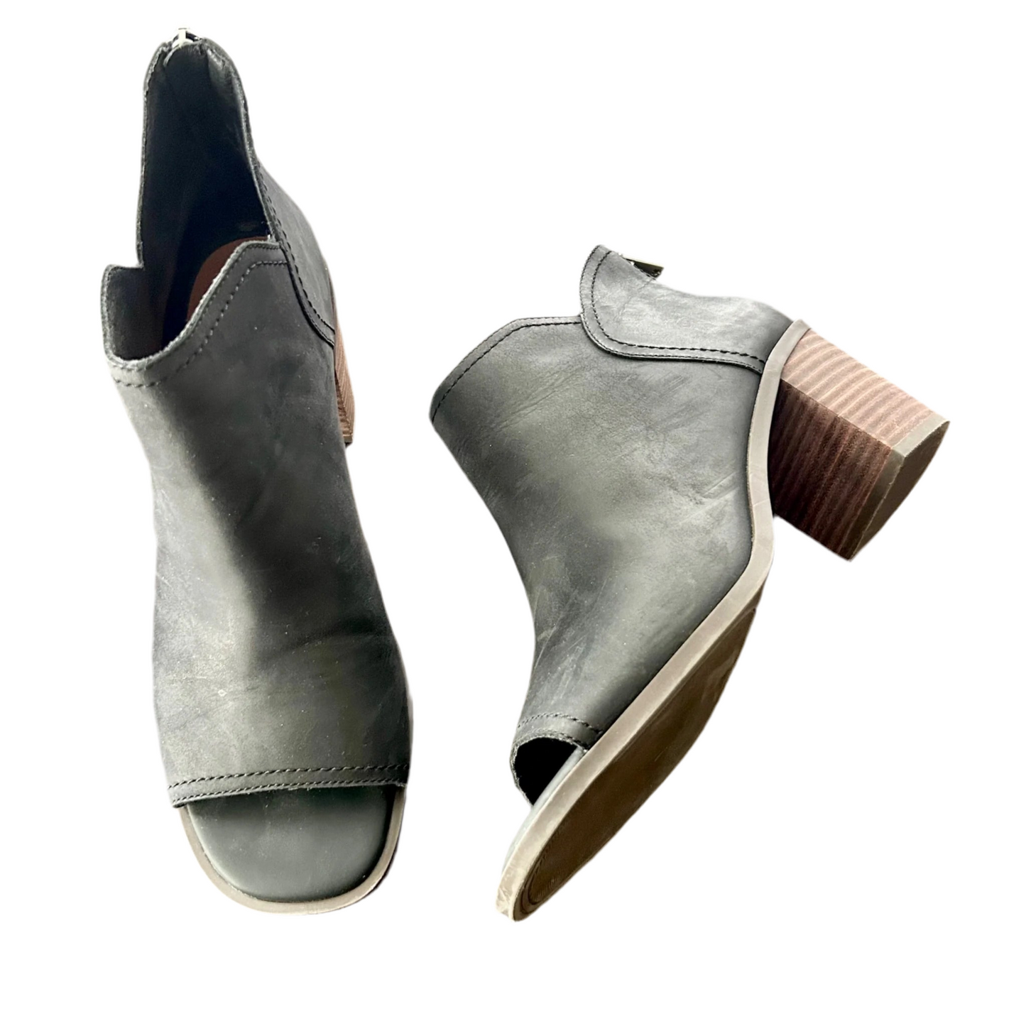 Boots Ankle Heels By Lucky Brand In Black, Size: 8.5