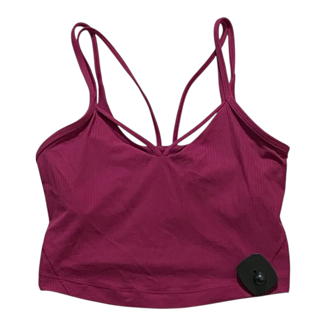 Athletic Tank Top By Lululemon In Pink, Size:4