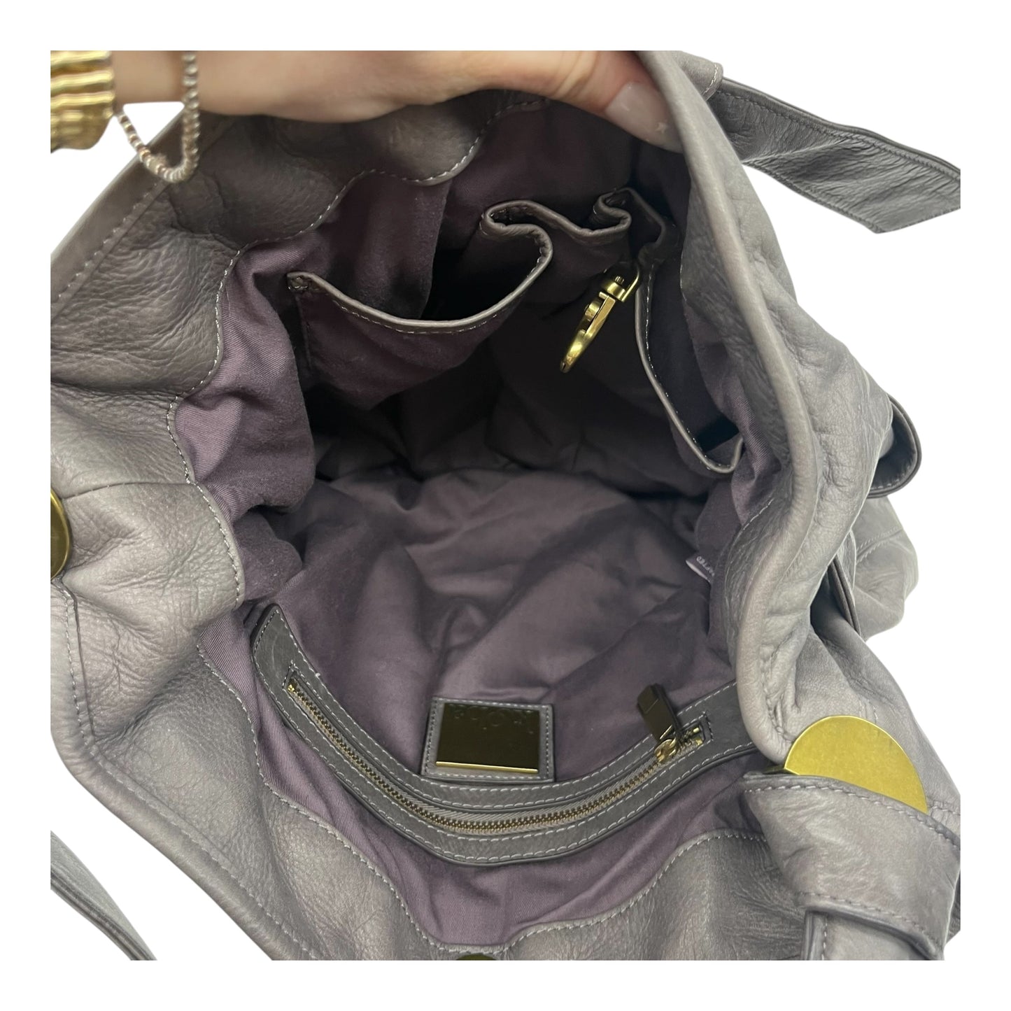 Handbag By Kooba In Grey, Size:Medium