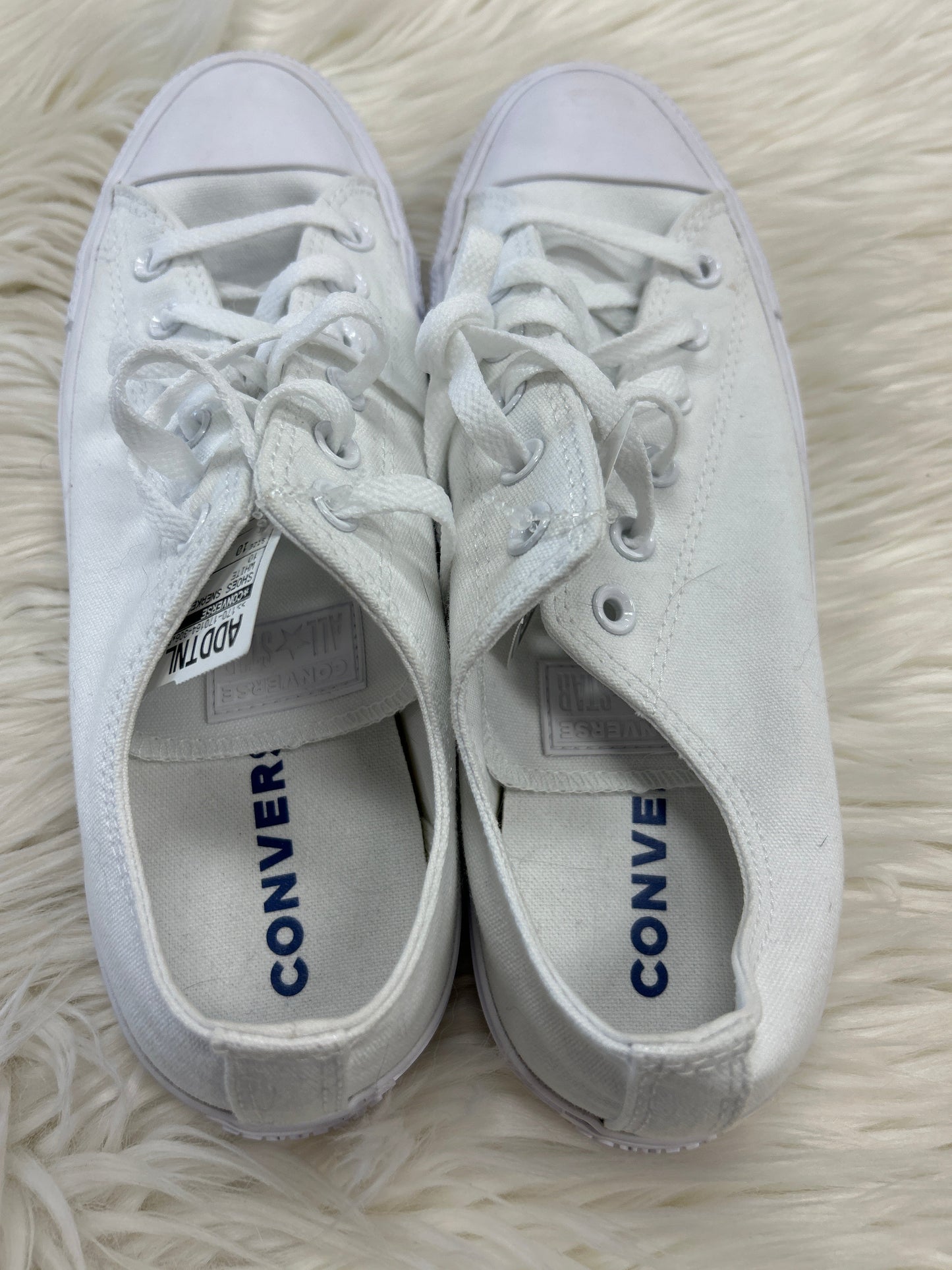 Shoes Sneakers By Converse In White, Size:10