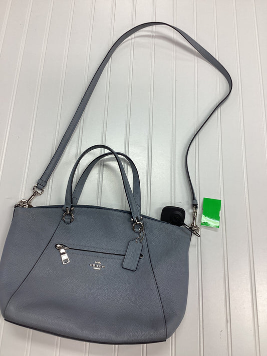 Handbag Designer By Coach In Blue, Size:Medium
