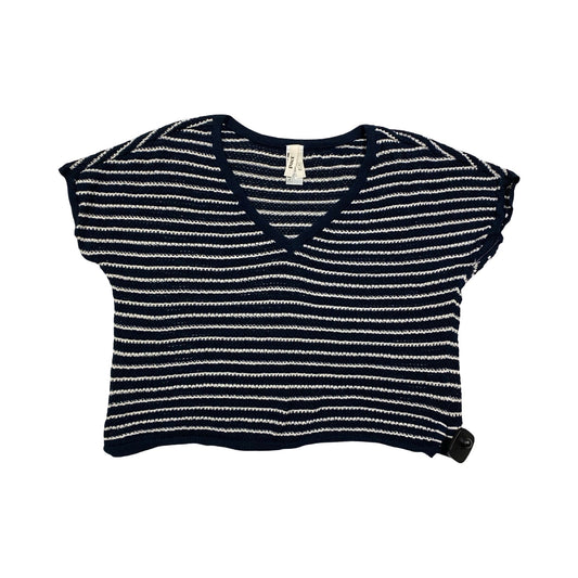 Sweater Ss By Pact In Blue & White, Size:M