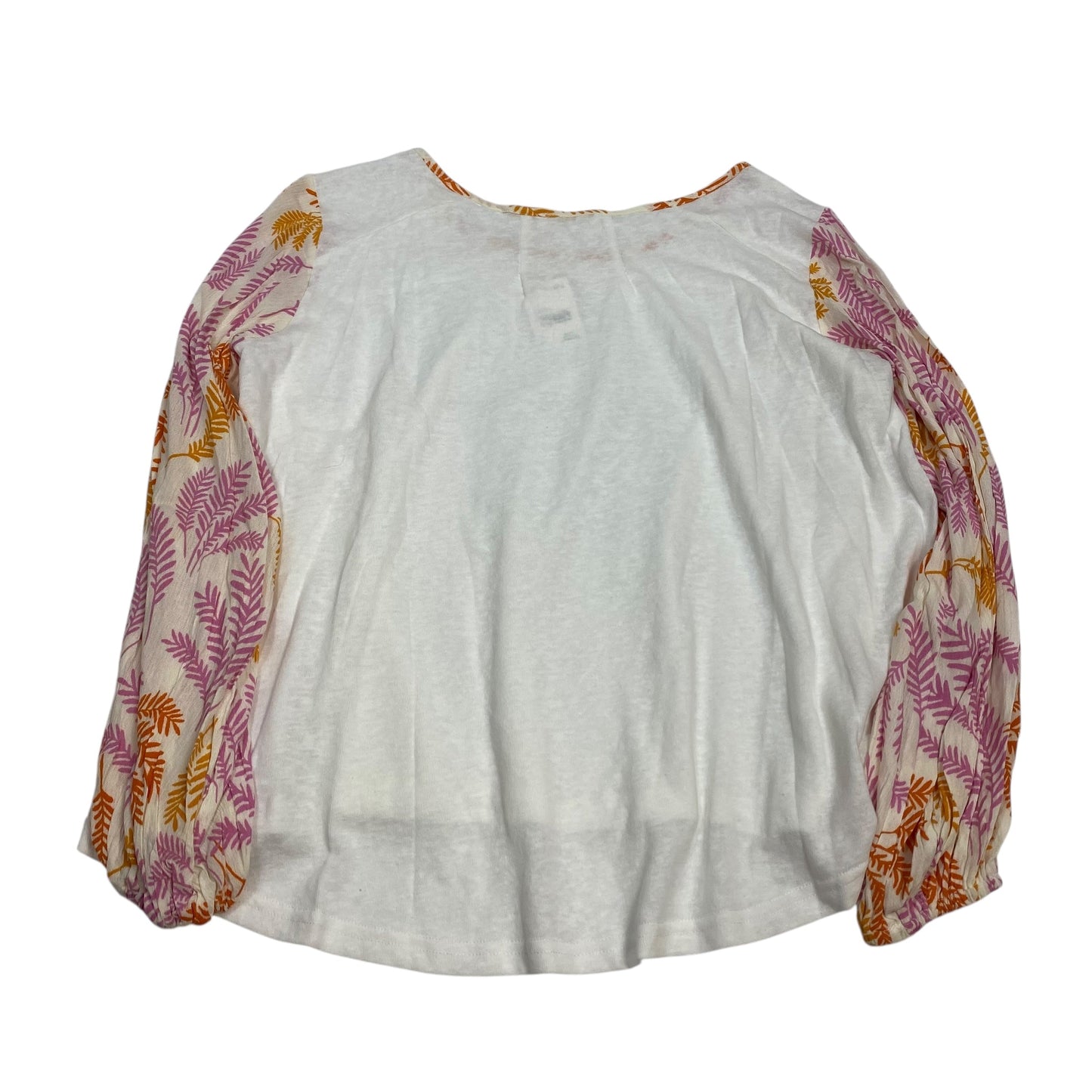 Top Ls By Mittoshop In Cream & Pink, Size:S