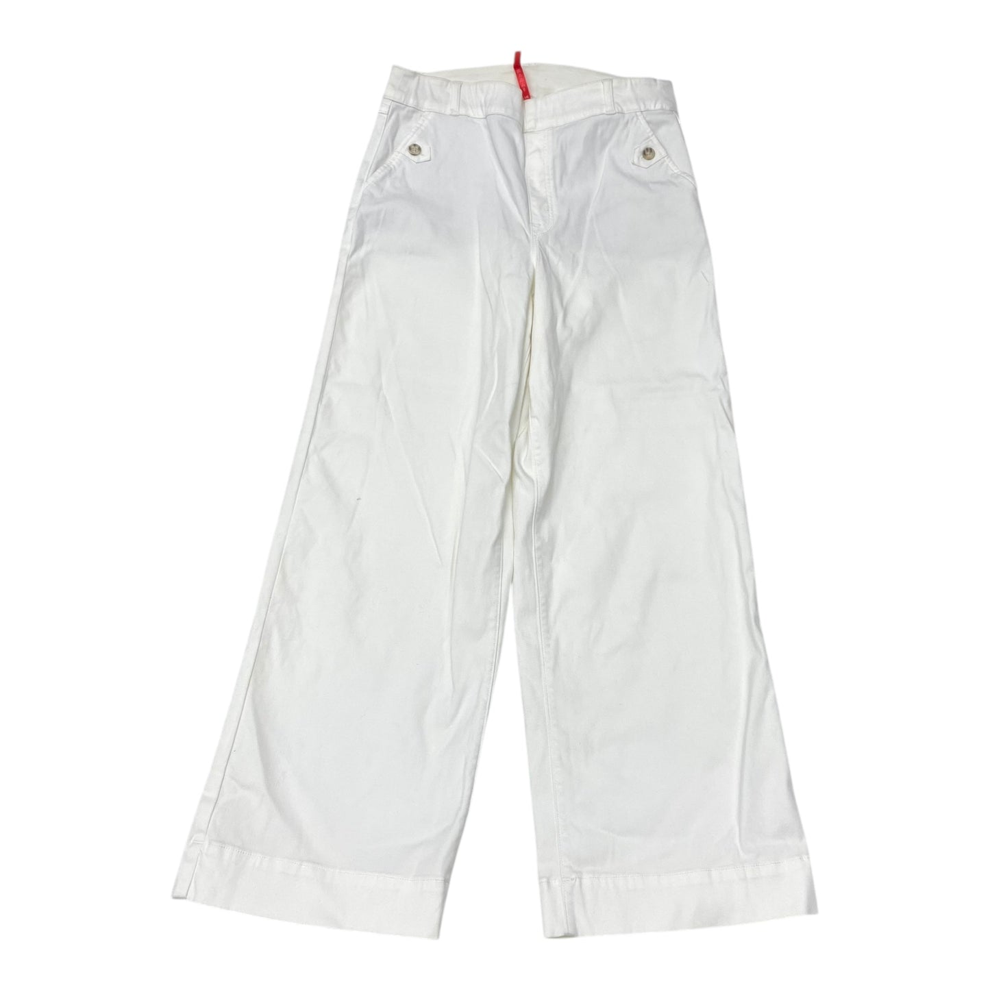 Jeans Wide Leg By Spanx In White, Size:L