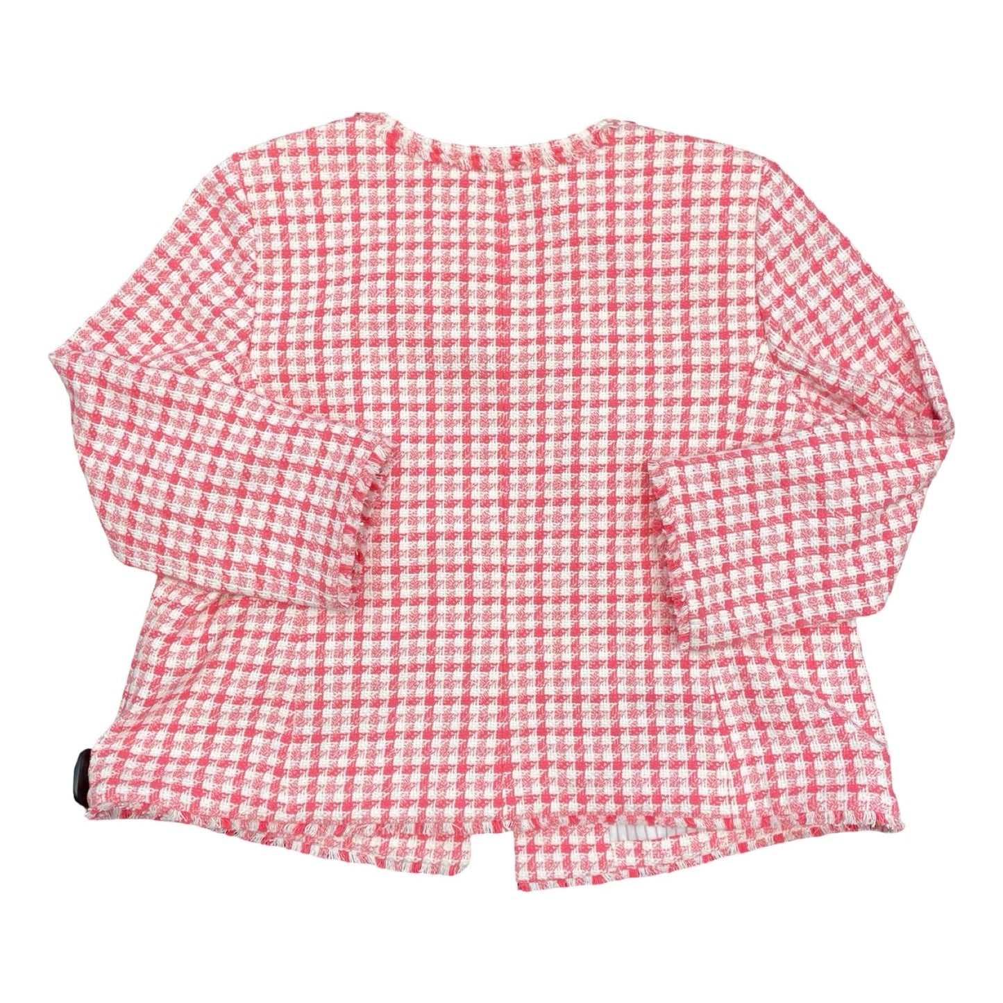 Blazer By Talbots In Pink & White, Size:18
