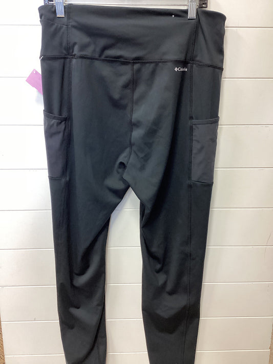 Athletic Leggings By Columbia In Black, Size:Xl