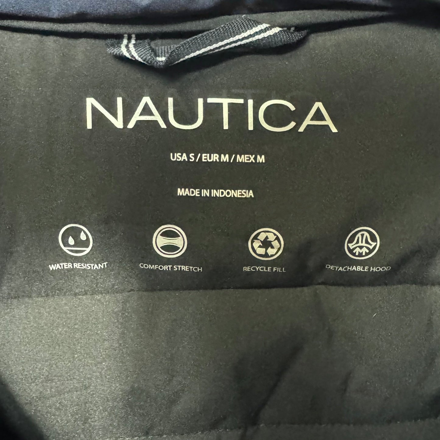 Coat Puffer & Quilted By Nautica In Navy, Size: S