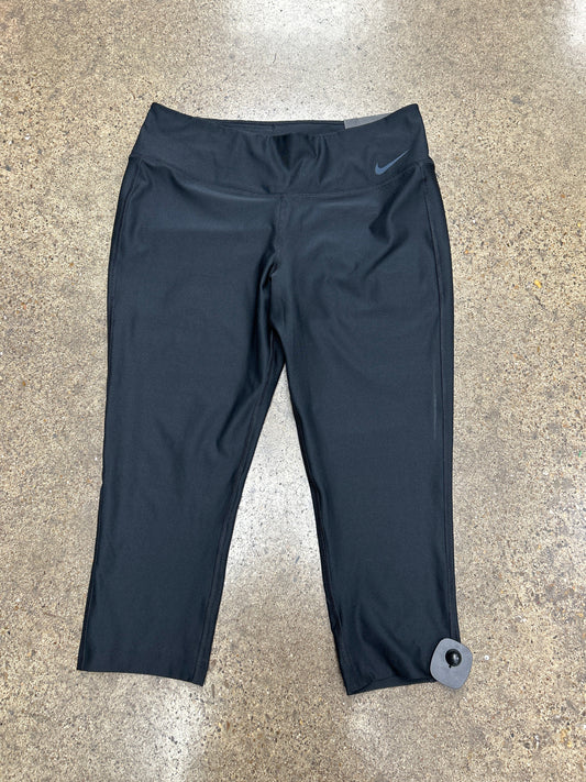 Athletic Capris By Nike Apparel In Black, Size:L