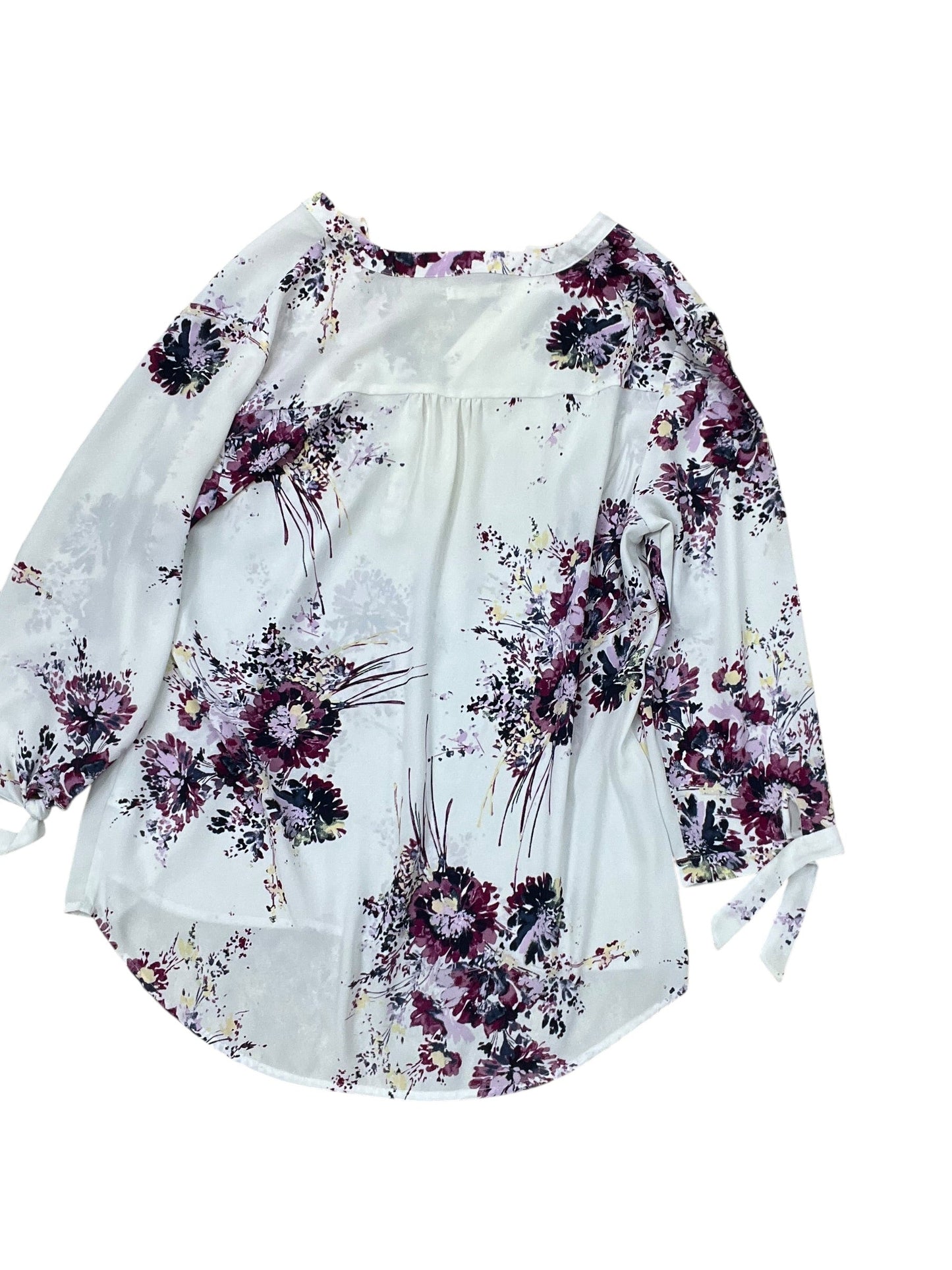 Top Ls By Maurices In Purple & White, Size:L