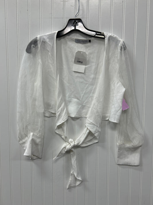 Top Ls By Miss Sparkling In White, Size:M