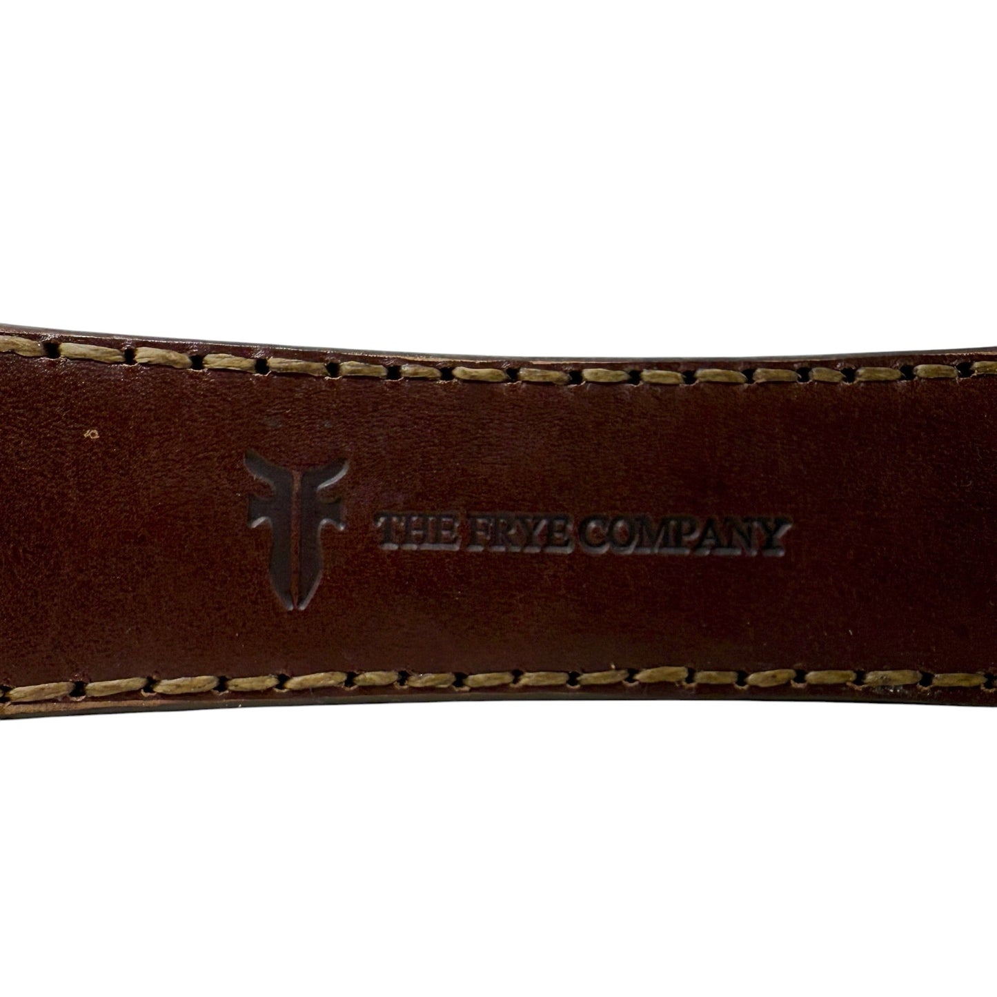 Deborah Embellished Leather Belt Designer By Frye, Size: Large