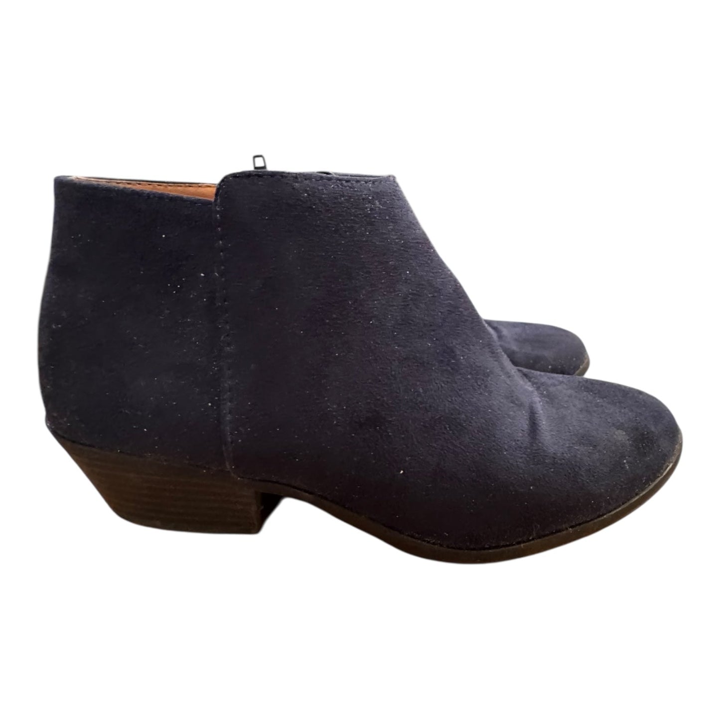 Boots Ankle Flats By Soda In Blue, Size:8