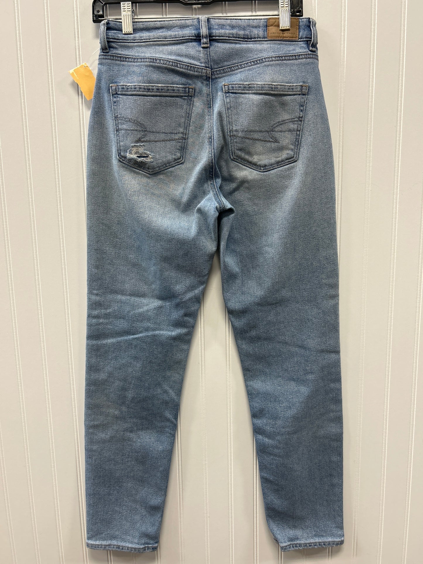 Jeans Boyfriend By American Eagle In Blue Denim, Size:4L