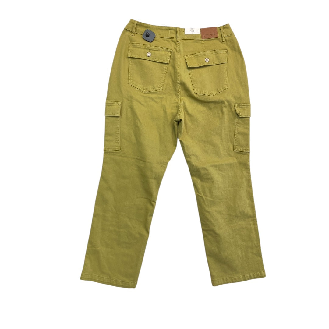 Jeans Straight By Judy Blue In Green, Size:18