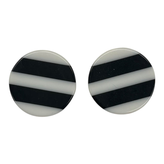 Earrings Designer By Kate Spade In Black & White