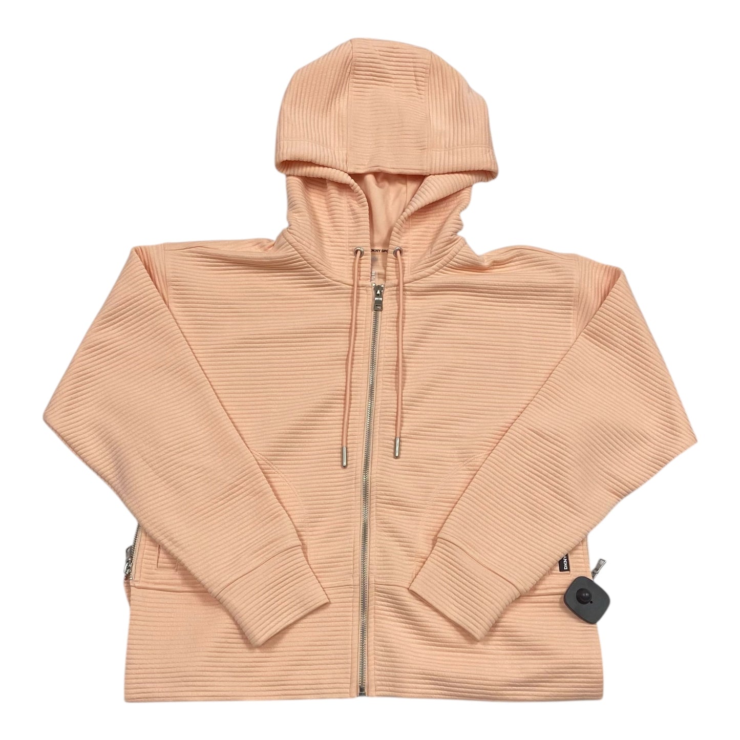 Athletic Jacket By Dkny In Peach, Size:S